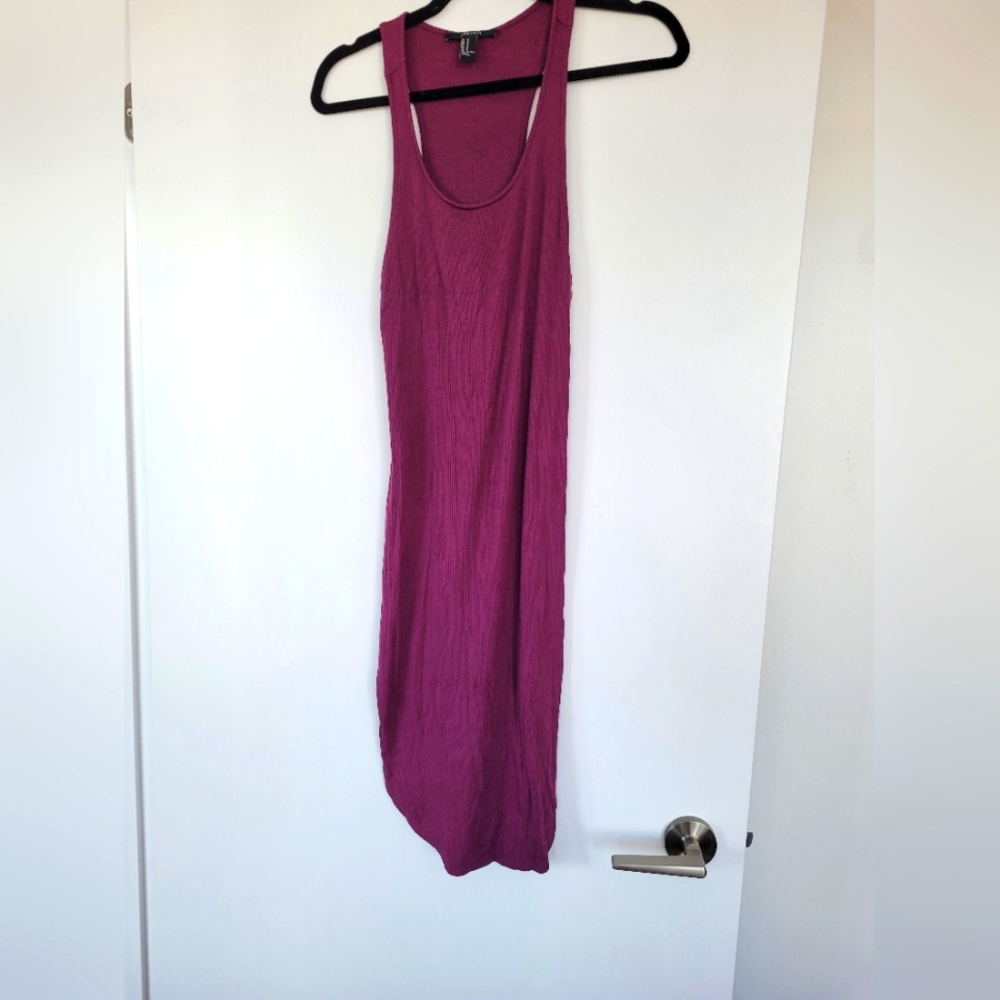 4/$20 👚 Racer back rib knit midi dress (size medium)